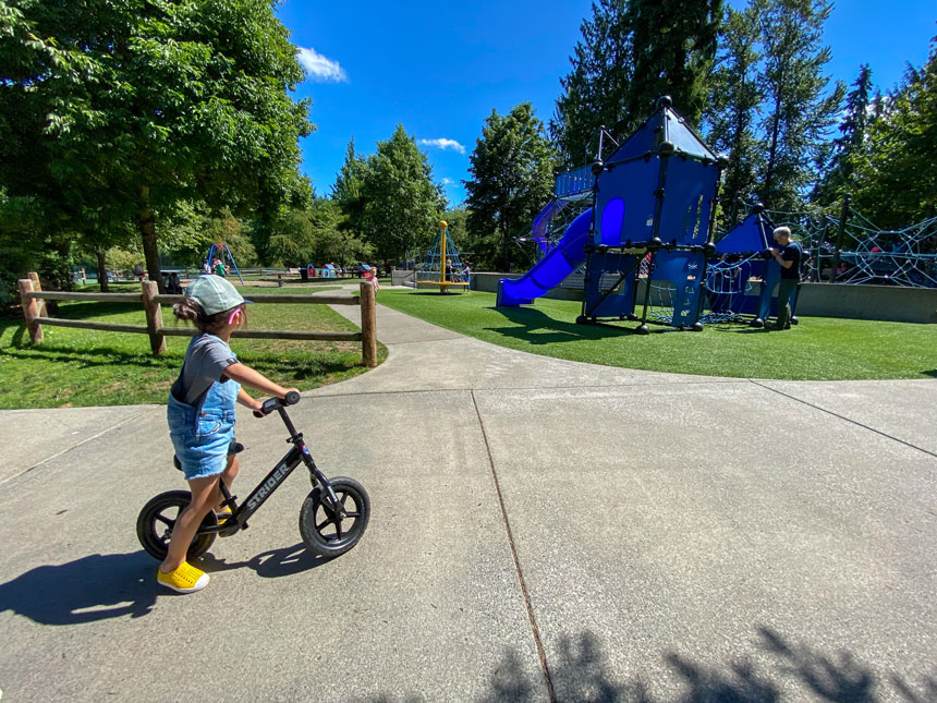 Grass Lawn Park Larger Playground